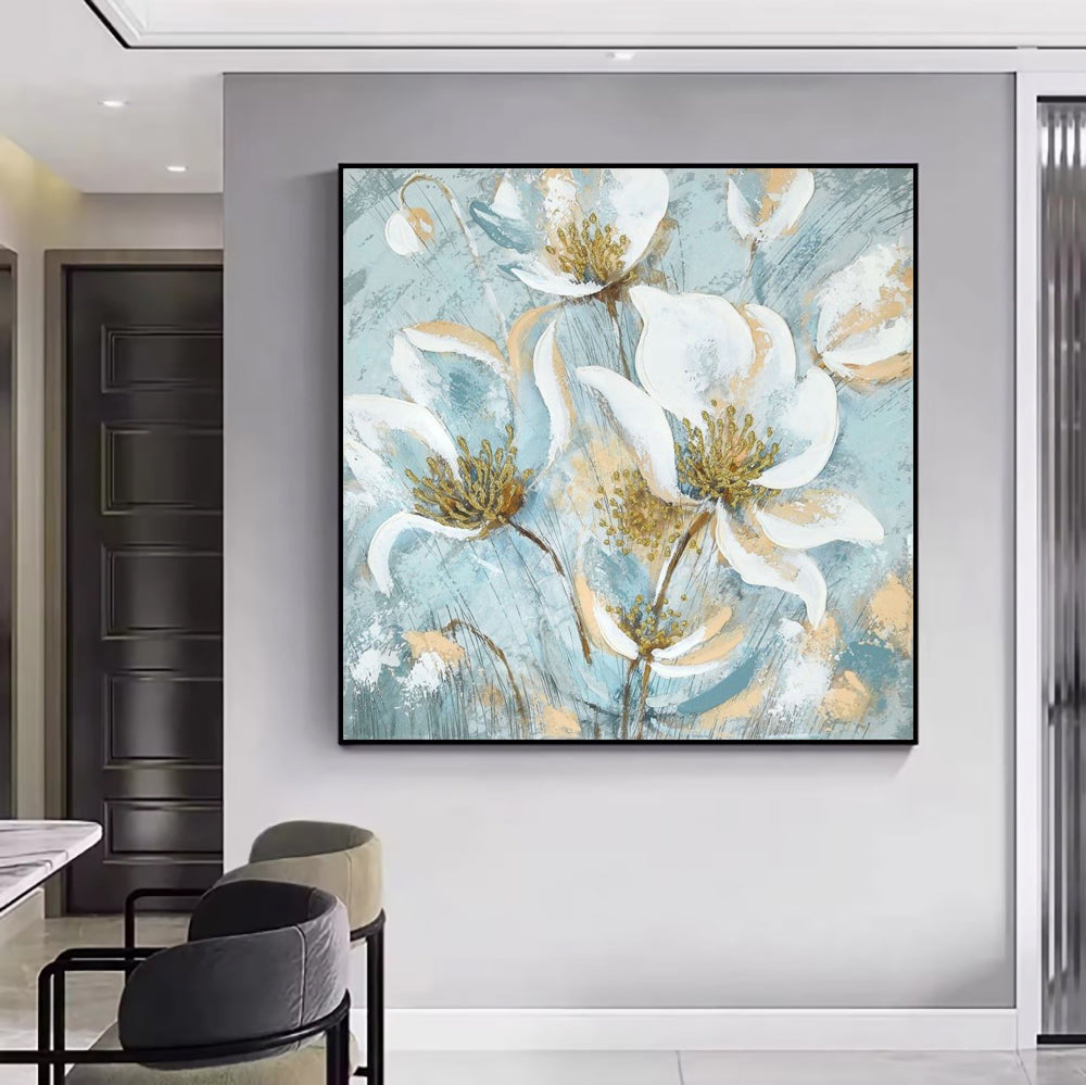 Abstract Jasmine Oil Painting