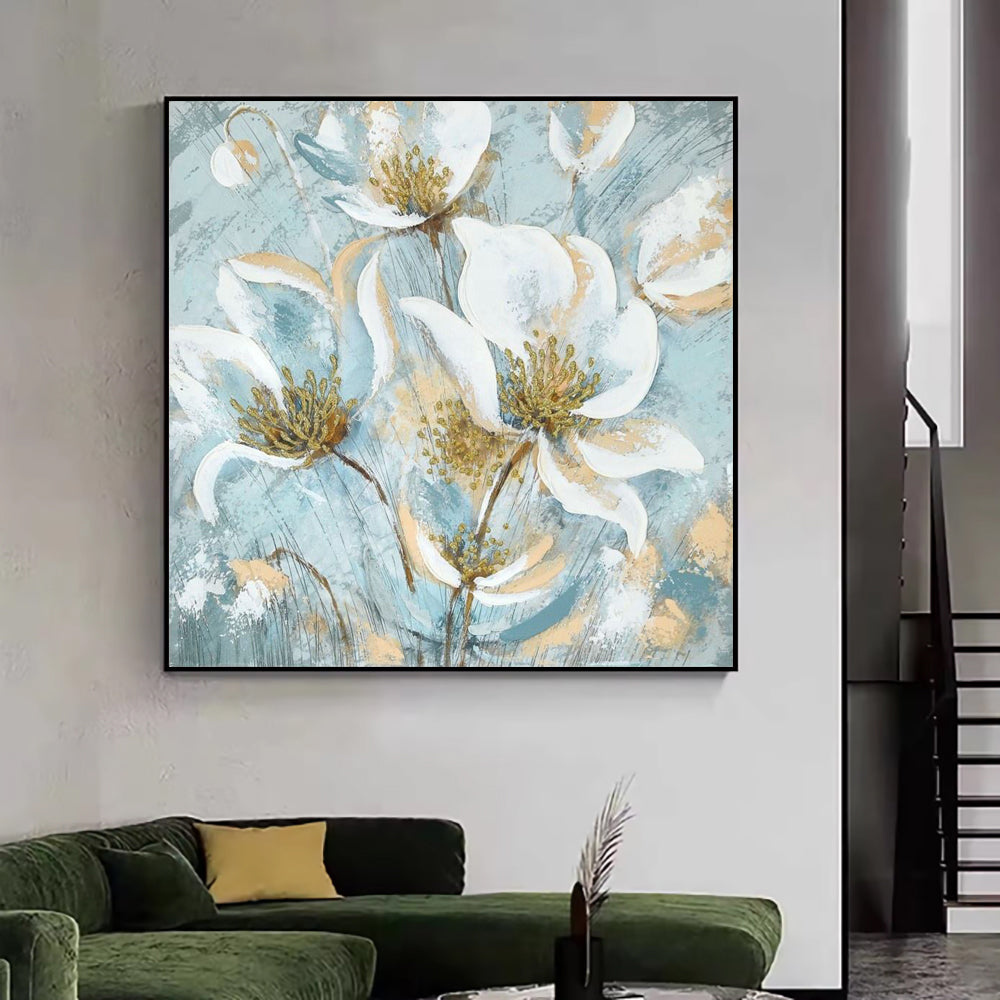 Abstract Jasmine Oil Painting