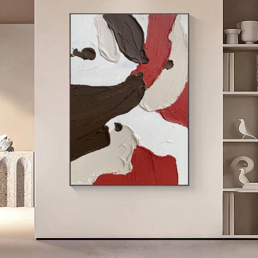 Abstract Color Block Texture Oil Painting